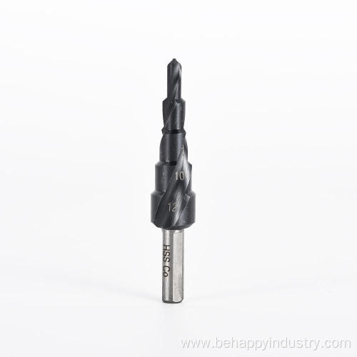 HSS 4241 Spiral Groove Step Drill Bit